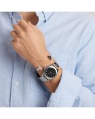 Set Montre & Bracelet Homme Instabul en Acier argenté