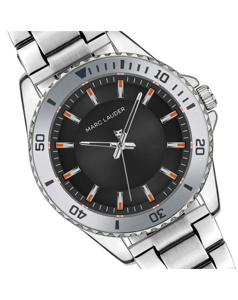 Set Montre & Bracelet Homme Instabul en Acier argenté
