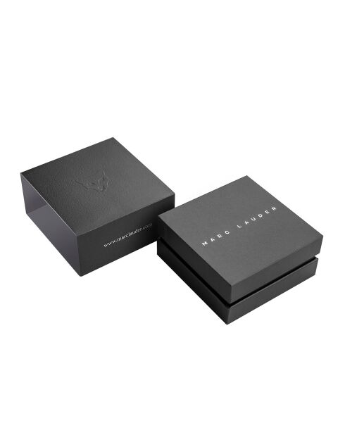Set Montre & Bracelet Homme Perth en Acier noir