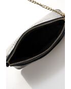 Bandolera de piel Vian azul oscuro - 23x8x18 cm