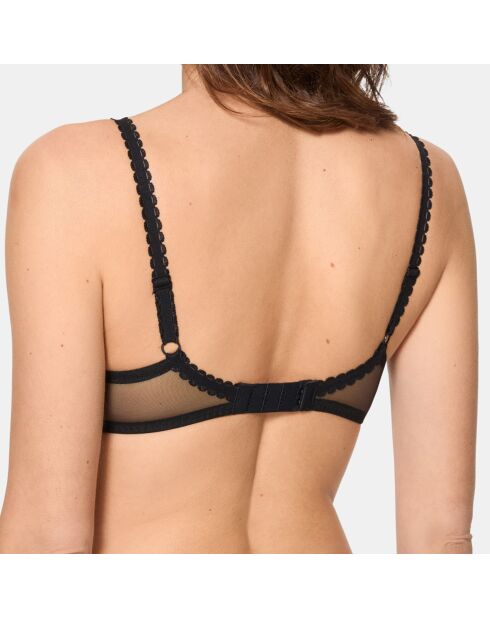 Soutien-gorge Flower Elégance noir