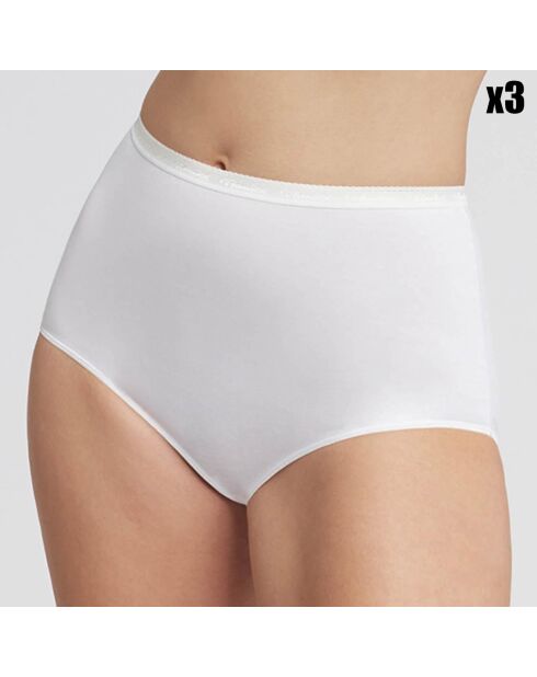 2 Culottes en Coton Bio blanches