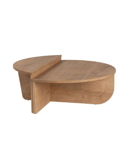 Lot de 2 tables basses l90 cm - orion