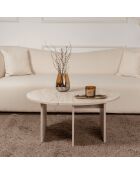 Lot de 2 tables basses l90 cm - moira