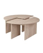 Lot de 2 tables basses l90 cm - moira