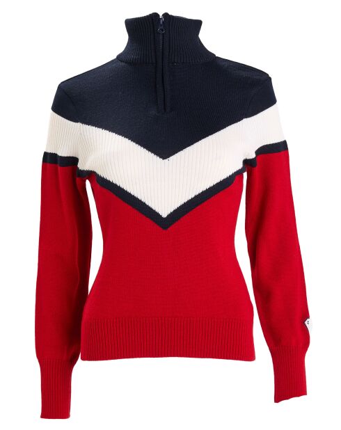 Pull en Laine mélangée Teilla rouge