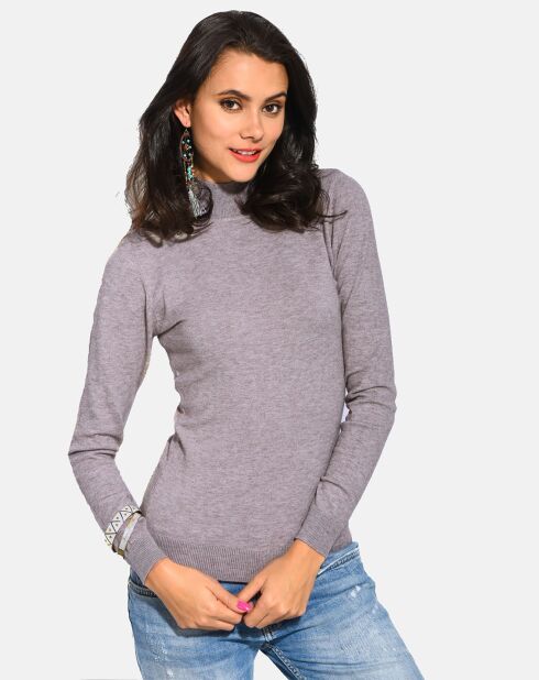 Pull en Cachemire mélangé Lucie flanelle