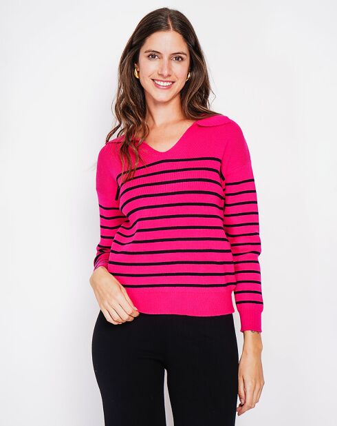Pull Marta fushia