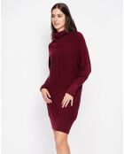 Robe Christine bordeaux