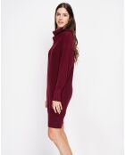 Robe Christine bordeaux