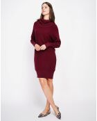 Robe Christine bordeaux