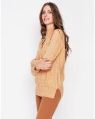 Tunique Lucille camel