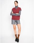 Pull sans manches Adele bordeaux