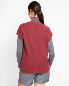 Pull sans manches Adele bordeaux