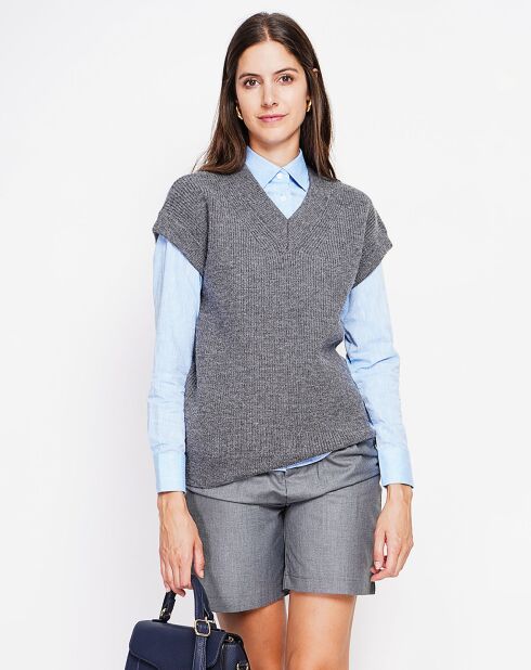 Pull sans manches Adele loup