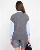 Pull sans manches Adele loup