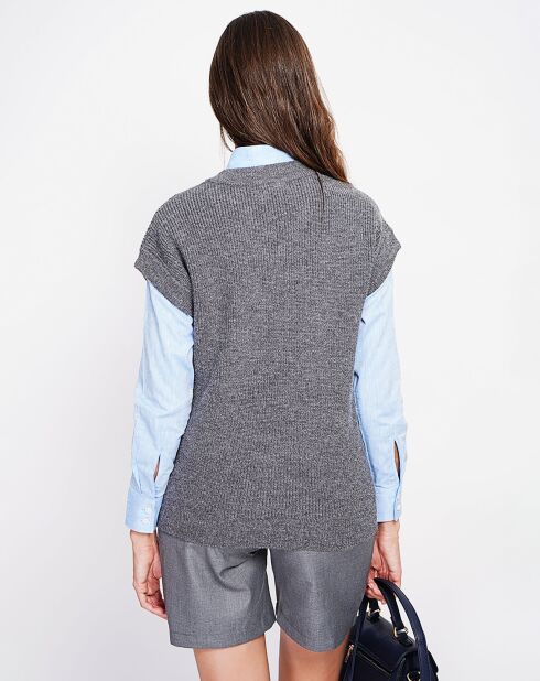Pull sans manches Adele loup
