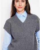 Pull sans manches Adele loup