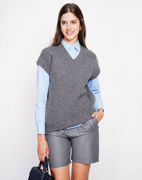 Pull sans manches Adele loup
