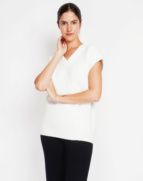 Pull sans manches Adele naturel