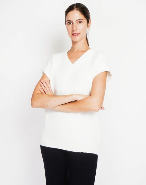 Pull sans manches Adele naturel