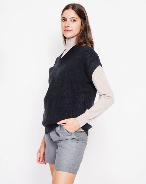 Pull sans manches Adele noir