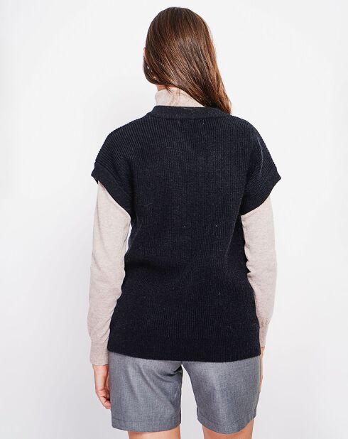 Pull sans manches Adele noir