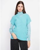 Pull sans manches Adele turquoise