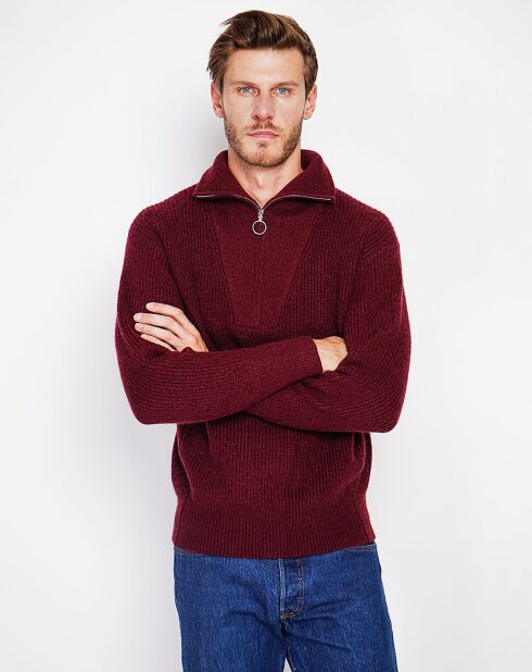Pull Adel bordeaux