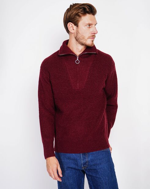 Pull Adel bordeaux