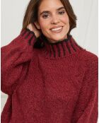 Pull Lou bordeaux