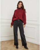 Pull Lou bordeaux