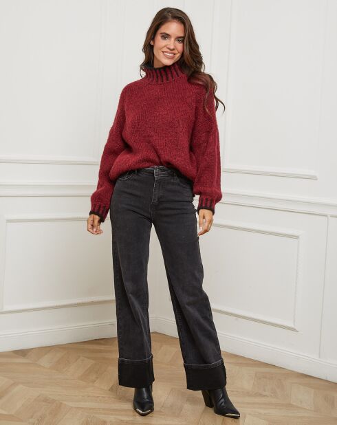 Pull Lou bordeaux