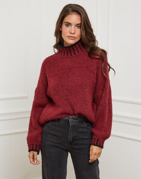 Pull Lou bordeaux