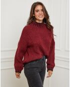 Pull Lou bordeaux