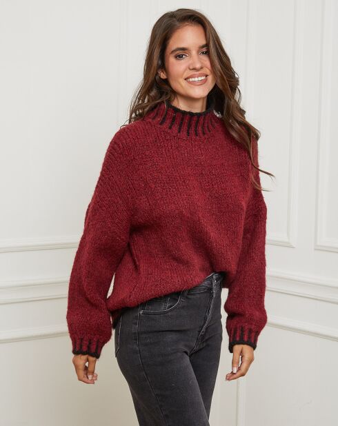 Pull Lou bordeaux