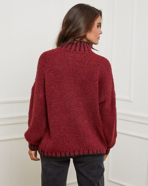 Pull Lou bordeaux