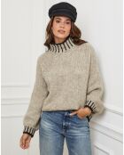 Pull Lou taupe