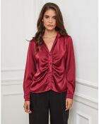 Chemise Ambre bordeaux