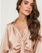 Chemise Ambre camel