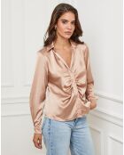 Chemise Ambre camel