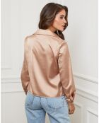 Chemise Ambre camel