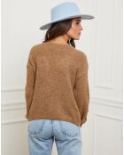 Gilet Elise camel