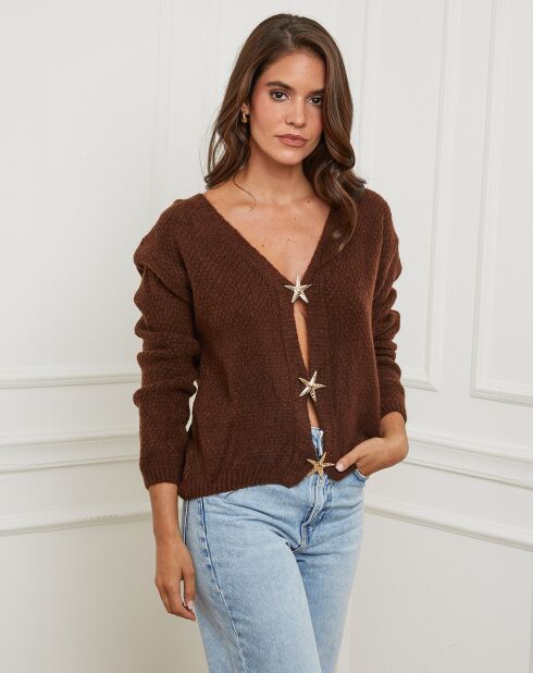 Gilet Elise choco