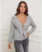 Gilet Elise gris