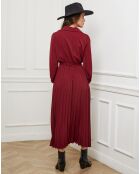 Robe Domitille bordeaux