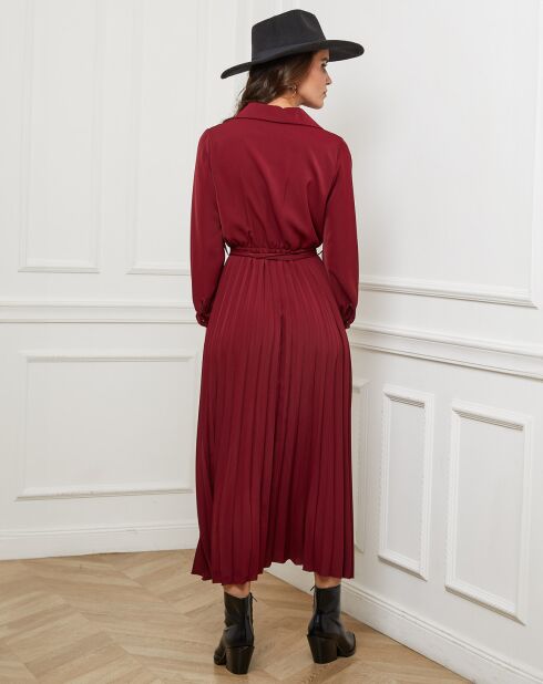 Robe Domitille bordeaux