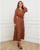 Robe Domitille marron