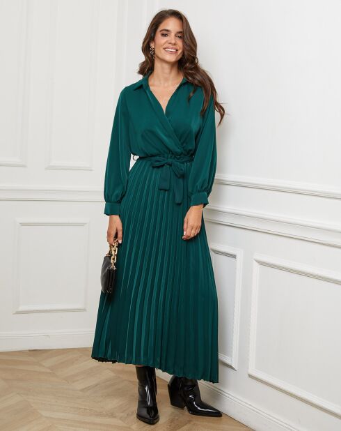 Robe Domitille verte