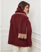 Manteau Nina bordeaux